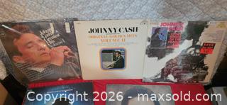 MaxSold Auction: 6 - Johnny Cash Record Albums  - Greece (New York, USA) SELLER MANAGED Downsizing Online Auction -  Joanne Drive