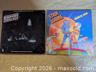 MaxSold Auction: 2 star wars records with booklet - Welland (Ontario, Canada) SELLER MANAGED Reseller Online Auction - Young Road