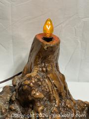 MaxSold Auction: 1950's Live Edge Burl Wood Lamp Forest Nature  - Ottawa (Ontario, Canada) SELLER MANAGED Downsizing Online Auction - Prince Albert Street