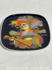 MaxSold Auction: 1970's Rosenthal Porcelain Studio Linie Plate By Danish Artist Bjorn Wiinblad 1001 Nights Series - Ottawa (Ontario, Canada) SELLER MANAGED Downsizing Online Auction - Prince Albert Street