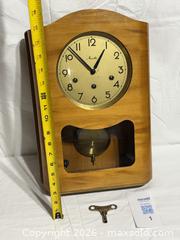 MaxSold Auction: Antique German Wall Clock Mauthe Art Deco  - Ottawa (Ontario, Canada) SELLER MANAGED Downsizing Online Auction - Prince Albert Street