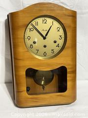MaxSold Auction: Antique German Wall Clock Mauthe Art Deco  - Ottawa (Ontario, Canada) SELLER MANAGED Downsizing Online Auction - Prince Albert Street