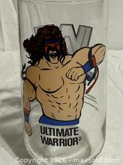 MaxSold Auction: The Ultimate Warrior Drinking Glass WWF Wrestling  - Ottawa (Ontario, Canada) SELLER MANAGED Downsizing Online Auction - Prince Albert Street