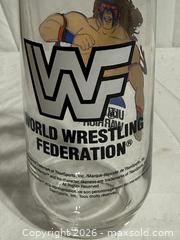 MaxSold Auction: The Ultimate Warrior Drinking Glass WWF Wrestling  - Ottawa (Ontario, Canada) SELLER MANAGED Downsizing Online Auction - Prince Albert Street