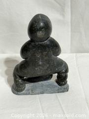 MaxSold Auction: Vintage 1980's Inuit Soapstone Carving Seal Hunter Signed Syllabics  - Ottawa (Ontario, Canada) SELLER MANAGED Downsizing Online Auction - Prince Albert Street