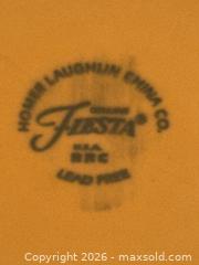 MaxSold Auction: Vintage Homer Laughlin China Co. Fiesta Dinner Plates Tangerine Orange X 16  - Ottawa (Ontario, Canada) SELLER MANAGED Downsizing Online Auction - Prince Albert Street