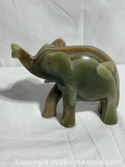 MaxSold Auction: Vintage Marble Onyx Solid Stone Carved Elephant  - Ottawa (Ontario, Canada) SELLER MANAGED Downsizing Online Auction - Prince Albert Street