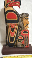 MaxSold Auction: Vintage Pacific Northwest Coast Squamish Haida Native American Art Eagle Chief Cedar Carving  - Ottawa (Ontario, Canada) SELLER MANAGED Downsizing Online Auction - Prince Albert Street