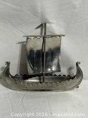 MaxSold Auction: Vintage Pewter Viking Ship By Haugrud of Norway  - Ottawa (Ontario, Canada) SELLER MANAGED Downsizing Online Auction - Prince Albert Street