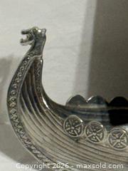 MaxSold Auction: Vintage Pewter Viking Ship By Haugrud of Norway  - Ottawa (Ontario, Canada) SELLER MANAGED Downsizing Online Auction - Prince Albert Street