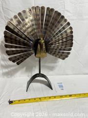 MaxSold Auction: Vintage Signed Metal Art Peacock Brutalist  - Ottawa (Ontario, Canada) SELLER MANAGED Downsizing Online Auction - Prince Albert Street