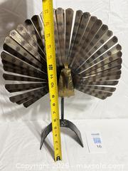 MaxSold Auction: Vintage Signed Metal Art Peacock Brutalist  - Ottawa (Ontario, Canada) SELLER MANAGED Downsizing Online Auction - Prince Albert Street