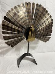 MaxSold Auction: Vintage Signed Metal Art Peacock Brutalist  - Ottawa (Ontario, Canada) SELLER MANAGED Downsizing Online Auction - Prince Albert Street