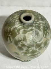 MaxSold Auction: Vintage Studio Pottery Crystalline Glaze Vase  - Ottawa (Ontario, Canada) SELLER MANAGED Downsizing Online Auction - Prince Albert Street