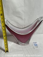 MaxSold Auction: Vintage Swedish Art Bubble Gum Glass From The Coquille Series By Paul Kedelv For Flygsfors - Ottawa (Ontario, Canada) SELLER MANAGED Downsizing Online Auction - Prince Albert Street