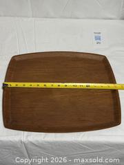 MaxSold Auction: Vintage Teak Serving Bentwood Tray By Swedish Brand Ary Nybro Fanerprodukter  - Ottawa (Ontario, Canada) SELLER MANAGED Downsizing Online Auction - Prince Albert Street