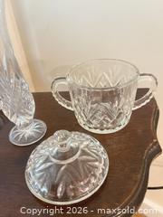 MaxSold Auction: Clear Cut Glass Lot: Vase, Covered Sugar Bowl & Small Dishes - Surrey (British Columbia, Canada) SELLER MANAGED Estate Sale Online Auction - 72 Avenue