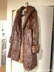MaxSold Auction: Hudson's Bay Real Fur Brown Mid-Length Coat, Large - Surrey (British Columbia, Canada) SELLER MANAGED Estate Sale Online Auction - 72 Avenue