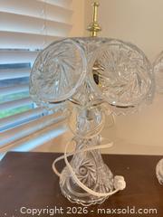 MaxSold Auction: Pair of Art Deco Crystal Table Lamps, Clear Crystal  - Surrey (British Columbia, Canada) SELLER MANAGED Estate Sale Online Auction - 72 Avenue