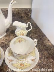 MaxSold Auction: Royal Albert Bone China Yellow Floral Tea Set - Surrey (British Columbia, Canada) SELLER MANAGED Estate Sale Online Auction - 72 Avenue