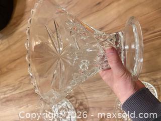 MaxSold Auction: Set of 6 Clear Pressed Glass Compote / Serving Bowls - Surrey (British Columbia, Canada) SELLER MANAGED Estate Sale Online Auction - 72 Avenue