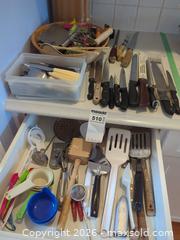 MaxSold Auction: Assorted Kitchen Utensils & Cutlery, 50+ Pieces - Saanich (British Columbia, Canada) PARTNER MANAGED Moving Online Auction - Marsett Place (CONDO)