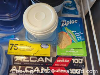 MaxSold Auction: Assorted Plastic Food Storage Containers, Lids, Bags & Misc Kitchen Items - Saanich (British Columbia, Canada) PARTNER MANAGED Moving Online Auction - Marsett Place (CONDO)