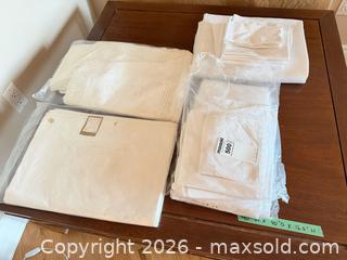 MaxSold Auction: Assorted White & Ivory Table Linens - Cotton and Linen - Saanich (British Columbia, Canada) PARTNER MANAGED Moving Online Auction - Marsett Place (CONDO)