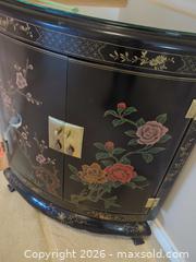 MaxSold Auction: Chinoiserie Black Lacquered Wood Cabinet with Brass Hardware - Saanich (British Columbia, Canada) PARTNER MANAGED Moving Online Auction - Marsett Place (CONDO)