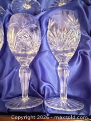 MaxSold Auction: Clear Cut Starburst/Floral Crystal Glassware Set with Decanter - Saanich (British Columbia, Canada) PARTNER MANAGED Moving Online Auction - Marsett Place (CONDO)