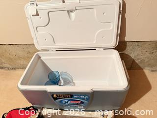 MaxSold Auction: Coleman Camping Gear Bundle with 52 qt Cooler and Stove - Saanich (British Columbia, Canada) PARTNER MANAGED Moving Online Auction - Marsett Place (CONDO)