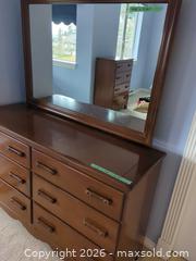 MaxSold Auction: Maple Dresser with Mirror, 9 Drawers - Saanich (British Columbia, Canada) PARTNER MANAGED Moving Online Auction - Marsett Place (CONDO)