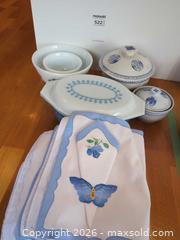 MaxSold Auction: Mix of Kitchenware and Embroidered Table Linens - Saanich (British Columbia, Canada) PARTNER MANAGED Moving Online Auction - Marsett Place (CONDO)
