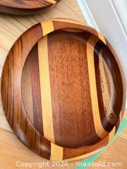 MaxSold Auction: Mixed Hardwood Bowls & Serving Platter Lot - Saanich (British Columbia, Canada) PARTNER MANAGED Moving Online Auction - Marsett Place (CONDO)