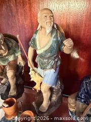 MaxSold Auction: Multicolor Asian Porcelain Fishing Figurines Lot, 4-6 - Saanich (British Columbia, Canada) PARTNER MANAGED Moving Online Auction - Marsett Place (CONDO)