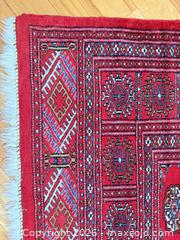 MaxSold Auction: Red Rectangular Area Rug, 5' 1" x 7' 9" - Saanich (British Columbia, Canada) PARTNER MANAGED Moving Online Auction - Marsett Place (CONDO)