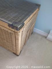 MaxSold Auction: Wicker Rattan Basket/Chest - Saanich (British Columbia, Canada) PARTNER MANAGED Moving Online Auction - Marsett Place (CONDO)