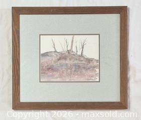 MaxSold Auction: 2006 Watercolour Painting Signed & Framed - Newmarket (Ontario, Canada) SELLER MANAGED Reseller Online Auction - Lundys Lane