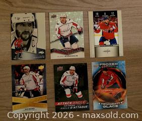 MaxSold Auction: Alexander Ovechkin - Washington Capitals - 6 CARD LOT - Newmarket (Ontario, Canada) SELLER MANAGED Reseller Online Auction - Lundys Lane