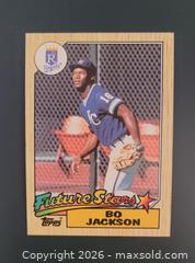MaxSold Auction: BO JACKSON ROOKIE CARD - Newmarket (Ontario, Canada) SELLER MANAGED Reseller Online Auction - Lundys Lane