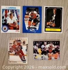 MaxSold Auction: Eric Lindros - 5 CARD LOT - Newmarket (Ontario, Canada) SELLER MANAGED Reseller Online Auction - Lundys Lane