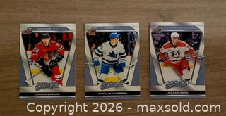 MaxSold Auction: HOCKEY ROOKIE SENSATION CARDS - CELEBRINI, BEDARD & CARLSSON - Newmarket (Ontario, Canada) SELLER MANAGED Reseller Online Auction - Lundys Lane