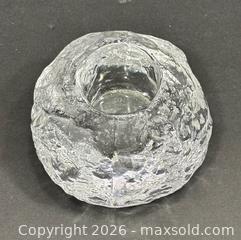 MaxSold Auction: Large Vintage Kosta Boda Sweden Snowball Votive Candle Holder Design by Ann Wärff - Newmarket (Ontario, Canada) SELLER MANAGED Reseller Online Auction - Lundys Lane