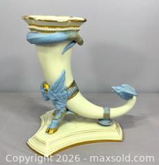 MaxSold Auction: Late 19th Century Victorian Royal Worcester Porcelain Cornucopia Vase - Newmarket (Ontario, Canada) SELLER MANAGED Reseller Online Auction - Lundys Lane