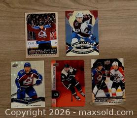 MaxSold Auction: Nathan MacKinnon - Colorado Avalanche - 5 CARD LOT  - Newmarket (Ontario, Canada) SELLER MANAGED Reseller Online Auction - Lundys Lane