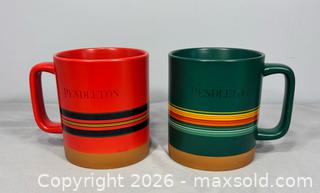 MaxSold Auction: Pair of Pendleton Woolen Mills Stoneware Mugs  - Newmarket (Ontario, Canada) SELLER MANAGED Reseller Online Auction - Lundys Lane