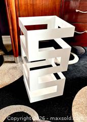 MaxSold Auction: Post Modern Metal Abstract Umbrella Stand - Newmarket (Ontario, Canada) SELLER MANAGED Reseller Online Auction - Lundys Lane