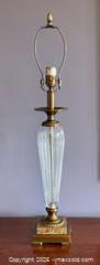 MaxSold Auction: Rare Vintage Bombay Co Fine Cut Crystal & Brushed Oiled Bronze Table Lamps On Marble Base  - Newmarket (Ontario, Canada) SELLER MANAGED Reseller Online Auction - Lundys Lane
