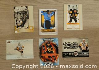 MaxSold Auction: Sidney Crosby - Pittsburgh Penguins - 6 CARD LOT - Newmarket (Ontario, Canada) SELLER MANAGED Reseller Online Auction - Lundys Lane