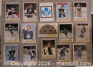 MaxSold Auction: TORONTO MAPLE LEAFS - 1977-78 OPC - 15 card team set   - Newmarket (Ontario, Canada) SELLER MANAGED Reseller Online Auction - Lundys Lane